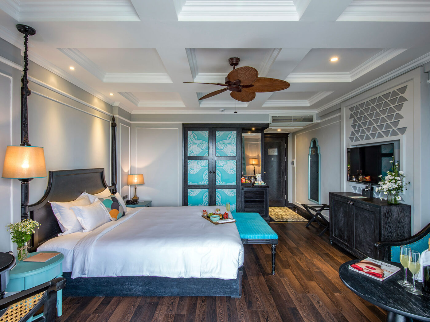 Không gian sang trọng của phòng Rooftop Suite