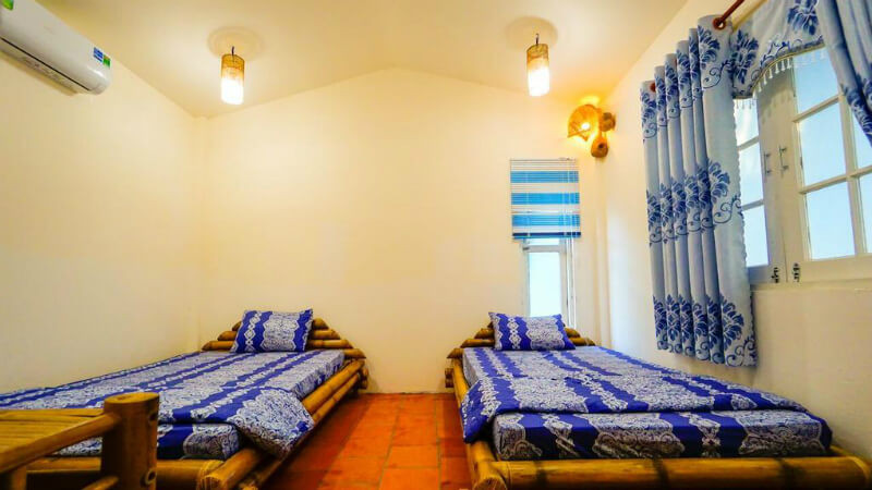 phòng ngủ Coco Farmstay Bến Tre - homestay miền Tây