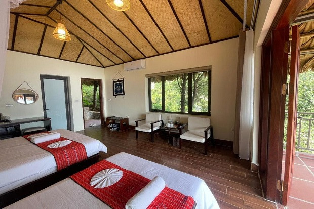 Tà Xùa Ecolodge Phòng ngủ