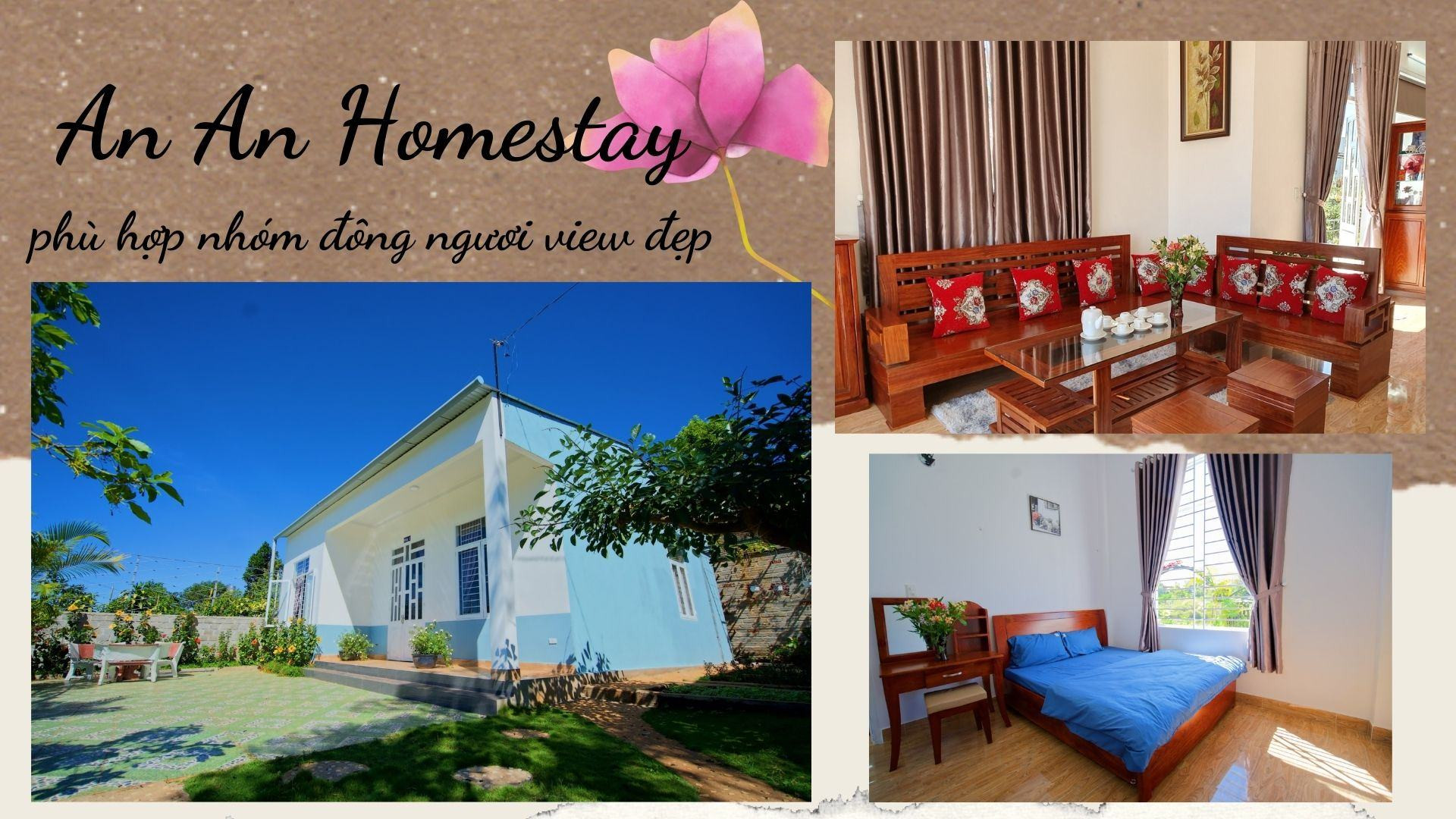 An An Homestay Bảo Lộc với không gian xanh mát