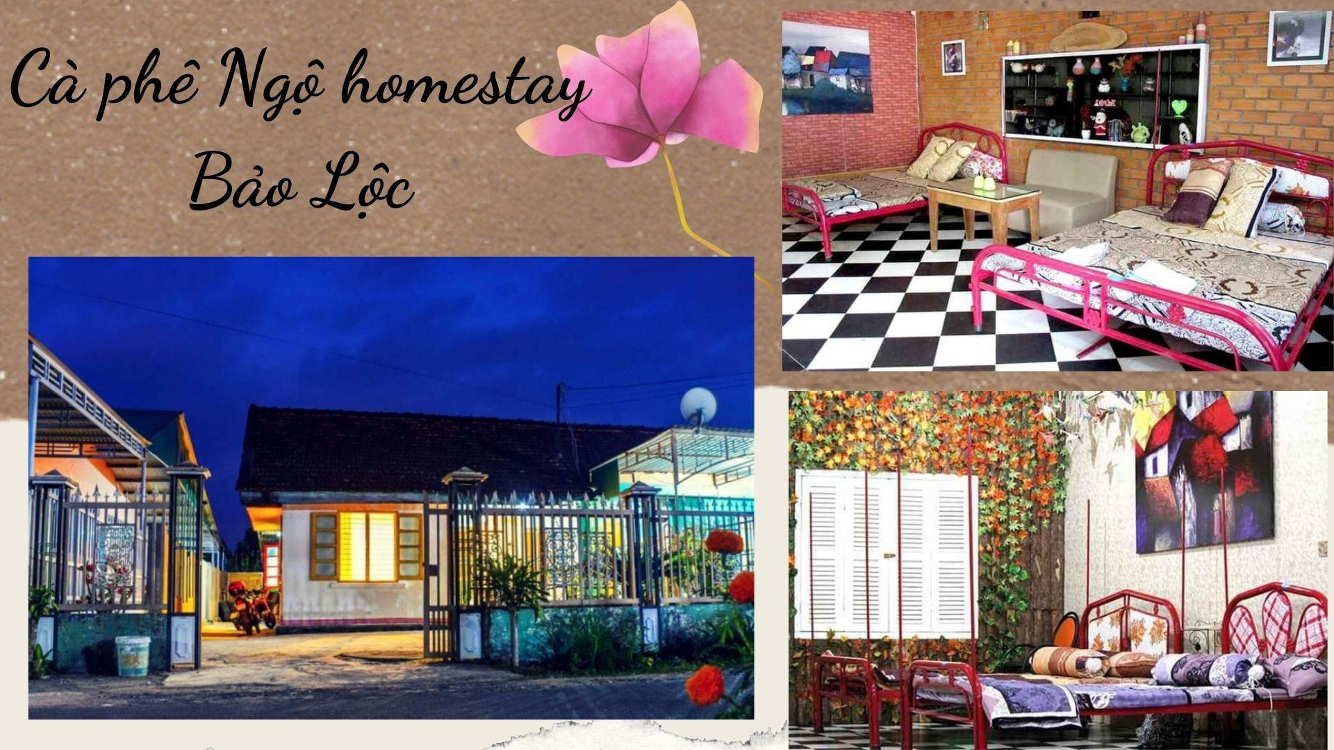 Cà phê Ngộ Homestay với không gian gần gũi