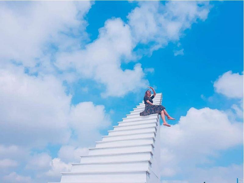 Cầu thang lên thiên đường tại Oppa Homestay Đà Lạt
