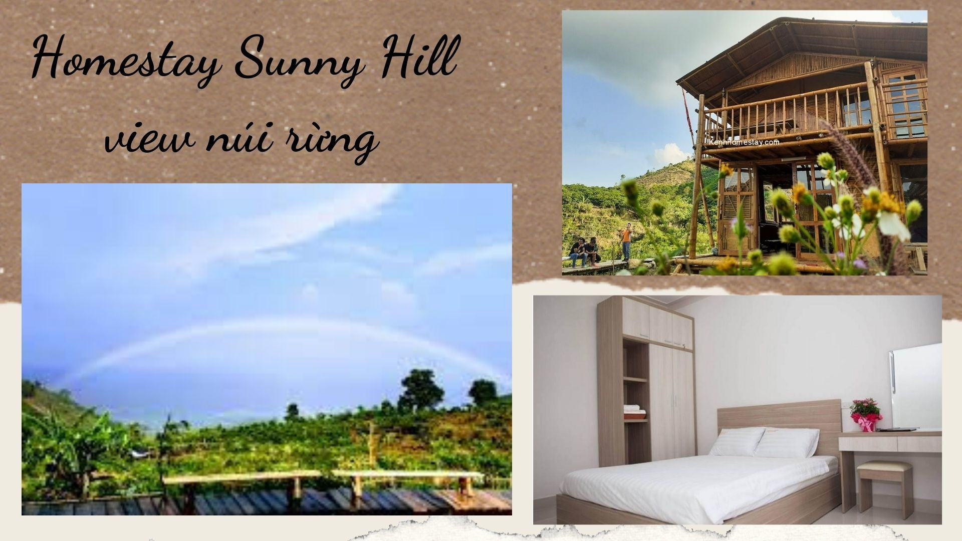 Homestay Sunny Hill với view núi rừng nên thơ