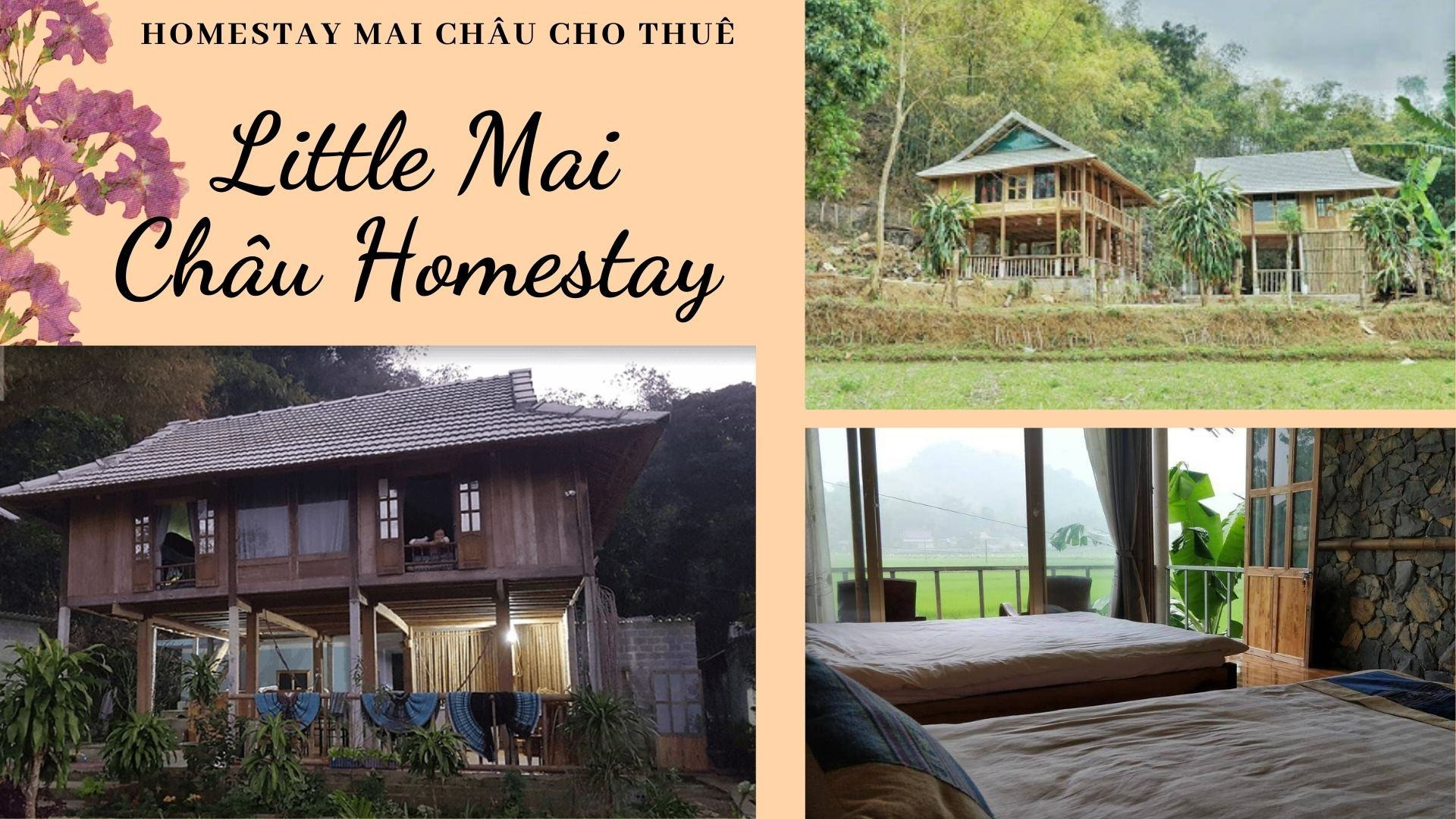 Không gian gần gũi thiên nhiên tại Little Mai Châu