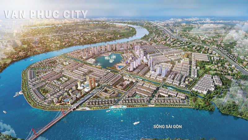 Review Khu đô thị Vạn Phúc City: Đại đô thị ven sông đáng sống bậc nhất TPHCM