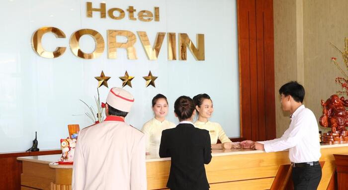 Chiêm ngưỡng toàn cảnh view biển thơ mộng từ trên cao tại Corvin Hotel Vũng Tàu