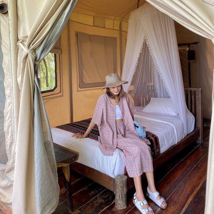 Nghỉ dưỡng đẳng cấp tại khu nghỉ dưỡng Lắk Tented Camp tọa lạc bên hồ thơ mộng nức danh phố núi Đắk Lắk