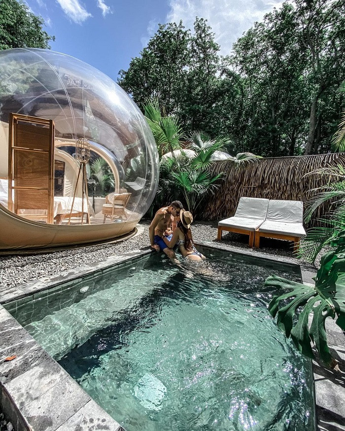 Ngủ dưới bầu trời đầy sao tại Satori Bubbles Hotel, khách sạn bong bóng nổi tiếng Costa Rica