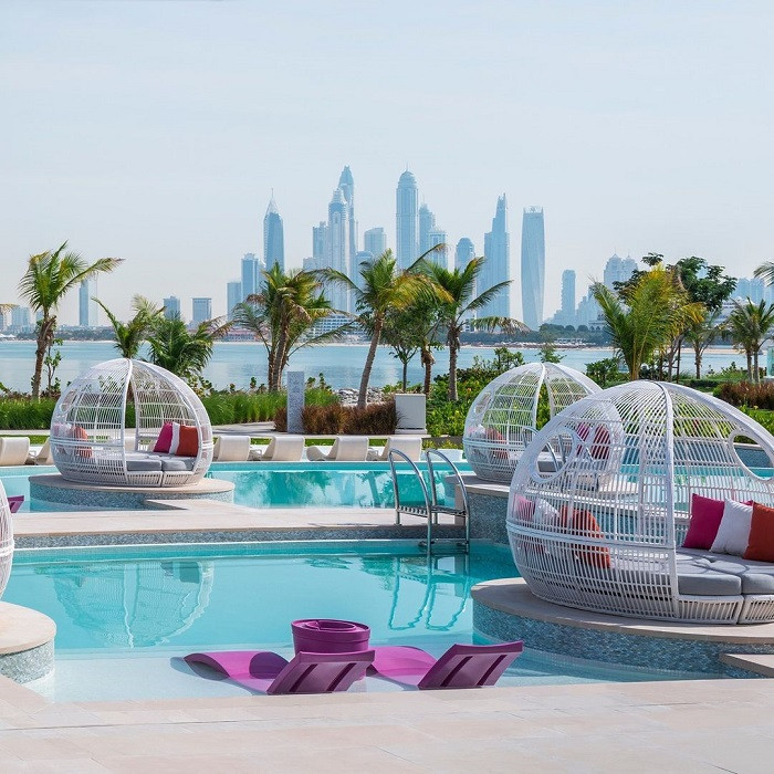 Tận hưởng kỳ nghỉ dưỡng xa hoa tại W Hotel The Palm, khách sạn 5 sao nổi tiếng Dubai