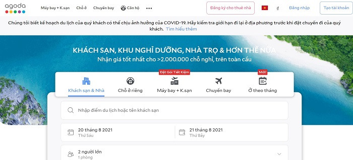 Top 8 trang web đặt phòng khách sạn online uy tín nhất hiện nay